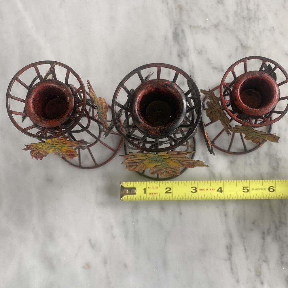 Fall Metal Candle holders - Picture 3 of 6